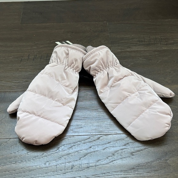 Keep It Trendy Puffer Mittens, faux fur lined,knit cuff,winter,warm-snow,soft - Picture 1 of 6